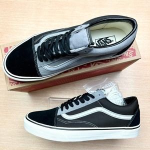 Vans Old Skool Skate Shoes In Black Frost Gray Size 11 Men's Sneakers